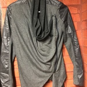 Blank nyc drape grey jacket